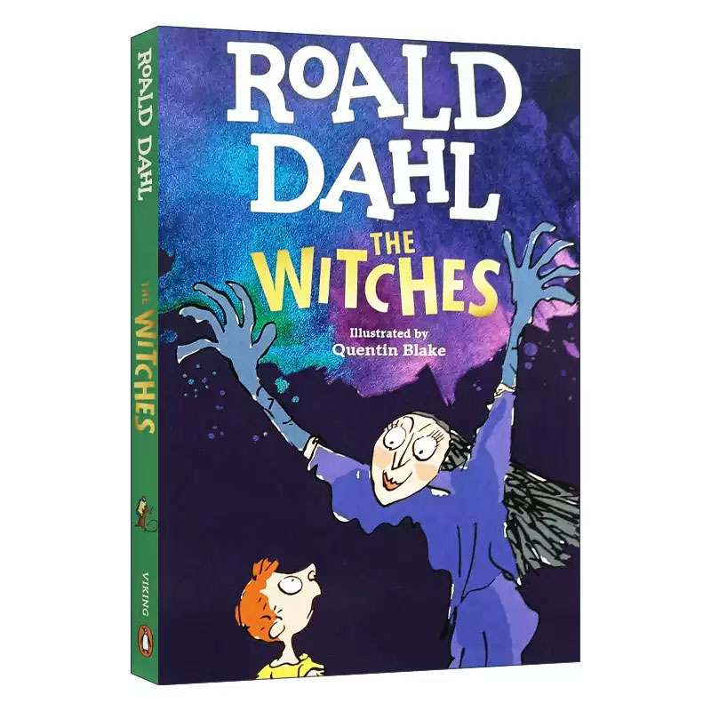 送音频原版The Witches  女巫 roald dahl 罗尔德达尔作品 纯英语版儿童读物课外阅读桥梁书可搭查理和巧克力工厂正版进口书籍