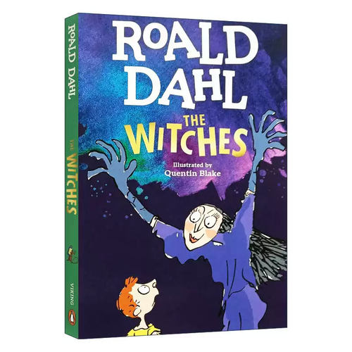 送音频原版The Witches  女巫 roald dahl 罗尔德达尔作品 纯英语版儿童读物课外阅读桥梁书可搭查理和巧克力工厂正版进口书籍