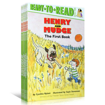 原版英文Henry and Mudge Ready-to-Read Value Pack 6本套送音频 亨利和玛吉 分级阅读 读物 绘本 汪培珽第二阶段