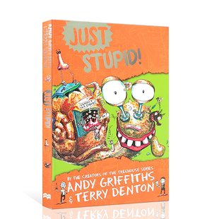 Storey 同作者 真蠢 14岁儿童课外拓展阅读冒险故事书 6之3 Stupid Just系列中 Treehouse 进口英文原版 漫画书 Just