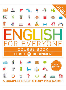 英文原版新版English for Everyone Course Book Level 2 Beginner DK人人学英语2级初学者课本学习者必备自学教材托福雅思