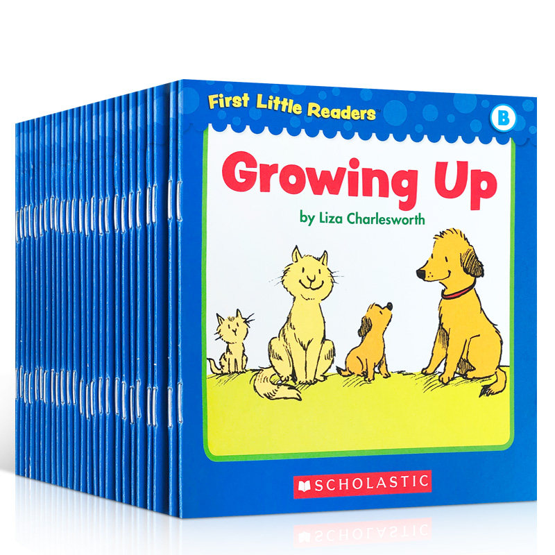 送音频英文原版学乐小读者英语分级阅读系列25册First Little Readers Level B启蒙读物套装(指导型阅读等级B) 儿童绘本3-6岁亲子图片