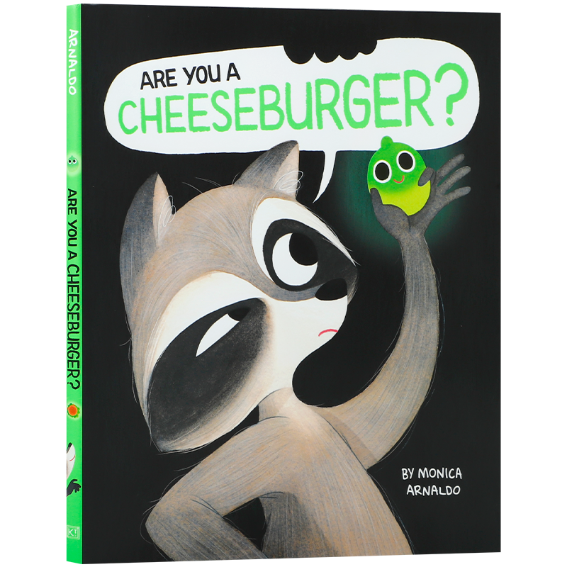 英文原版 Are You a Cheeseburger? 你是芝士汉堡吗? 对一段友谊的探索与认识 4-8岁儿童宝宝启蒙益智社交礼仪友谊绘本