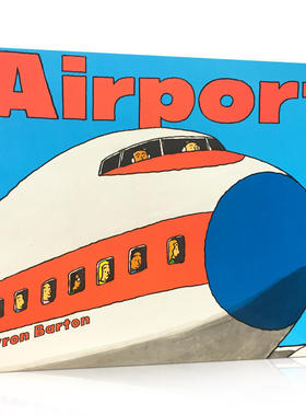 英文原版绘本拜伦巴顿Byron Barton经典作品作品Airport机场 My House/car/Planes/Trucks/Boats廖彩杏书单名家少儿英语儿童启蒙