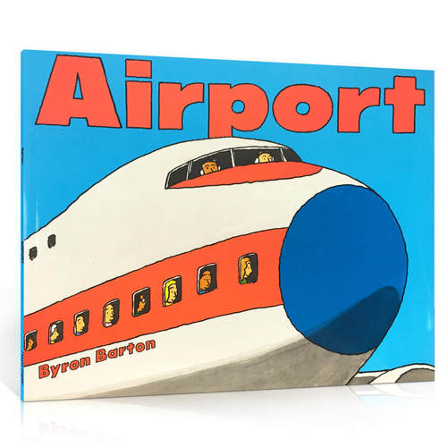 英文原版绘本拜伦巴顿Byron Barton经典作品作品Airport机场 My House/car/Planes/Trucks/Boats廖彩杏书单名家少儿英语儿童启蒙