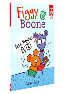 英文原版 Ready-to-Read Graphics Level 1: Figgy & Boone: Best Brother Ever! 漫画费吉和布恩：最好的兄弟初章桥梁漫画书