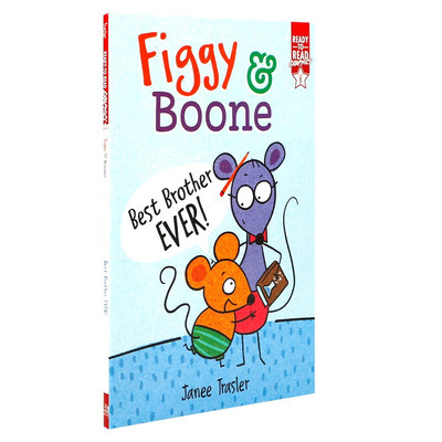 英文原版 Ready-to-Read Graphics Level 1: Figgy & Boone: Best Brother Ever! 漫画费吉和布恩：最好的兄弟初章桥梁漫画书