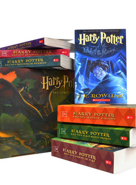 英文原版Harry Potter Paperback Box Set 1-7册盒装英文原版 哈利波特全集 国外进口畅销书神奇梦幻探险经典小说珍藏版