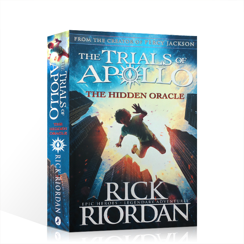 预售英文原版第五季波西杰克逊系列阿波罗的审判1The Hidden Oracle隐藏的神谕甲骨文The Trials of Apollo第一卷percy Jackson