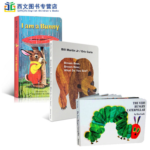 英文原版进口3册绘本 送音频