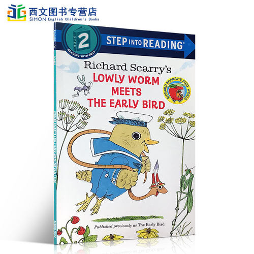 英文原版 Step into Reading 3 Richard Scarry's The Early Bird 理查德 斯凯瑞3-6岁儿童故事书