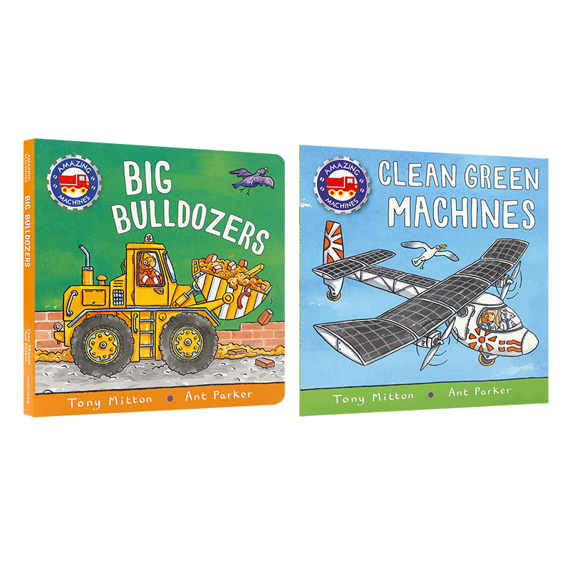 英文原版 Amazing Machines 神奇的机器 系列3本 Kingfisher出版 4-8岁儿童宝宝启蒙益智科普入门绘本交通工具认知