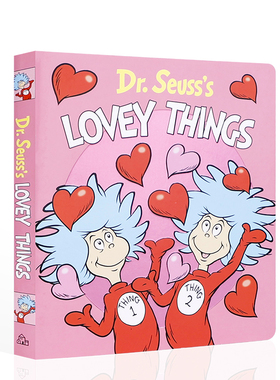 英文原版绘本 Dr. Seuss's Lovey Things 苏斯博士宝贝的东西 儿童英语启蒙早教纸板书撕不烂低幼适龄版图画书帽子里的猫主角正版