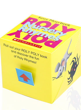 英文原版 幼儿园的韵律ROLY POLY POP-UP: NURSERY RHYMES 学乐出版低幼儿童英语韵文童谣启蒙立体 魔术方块翻转游戏书吴敏兰推荐