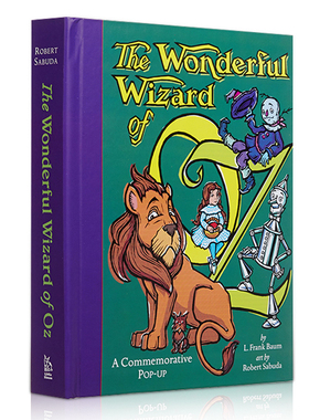 预售英文原版绘本绿野仙踪立体书 The Wonderful Wizard Of OZ 儿童3d立体操作书 进口正版 精装收藏趣味游戏亲子互动故事图画
