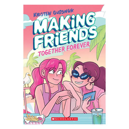 预售英文原版Making Friends #4: Together Forever: A Graphic Novel交朋友4 永远在一起友谊魔幻冒险全彩漫画平装漫画10-14岁