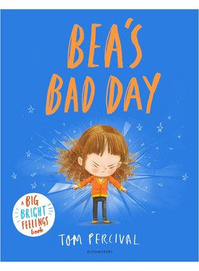 英文原版 Bea's Bad Day: A Big Bright Feelings Book 贝亚的坏日子 儿童情绪管理绘本 情绪认知 管理情绪 情商主题4-8岁