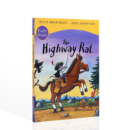 英文原版进口 公路上的老鼠The Highway Rat Early Reader Julia-Donaldson 学乐出版6-9岁儿童英语启蒙绘本 趣味性阅读童书