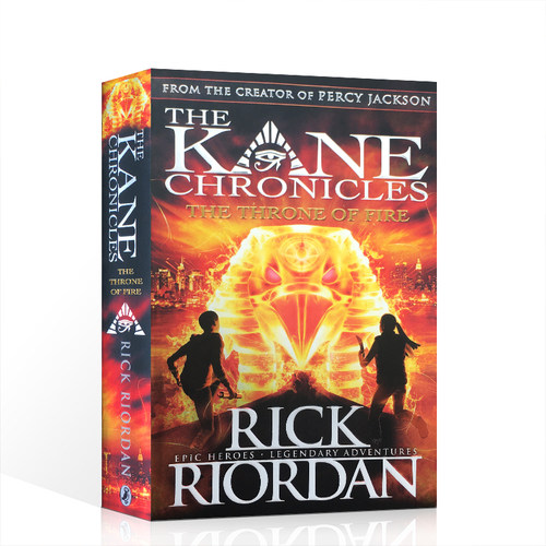 第三季波西杰克逊同系列埃及守护神The Throne of fire火宝座英文原版The Kane Chronicles科幻小说Rick Riordan进口正版书籍