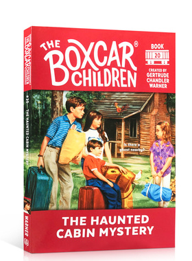 进口英文原版 The Boxcar Children Bookshelf Boxcar#20 The Haunted Cabin Mystery 章节桥梁书 美国经典儿童读物