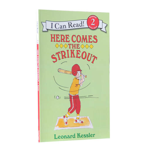 【送音频】英文原版 I Can Read Level 2: Here Comes the Strikeout! 少儿亲子教育图书儿童故事绘本分级读物 小学生课外英语阅读 - 封面