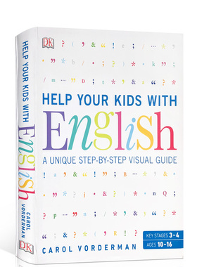 英文原版 Help Your Kids with English DK帮孩子学习英语的家长参考书 家庭教育系列图解指南 掌握英语学习技巧Carol Vorderman