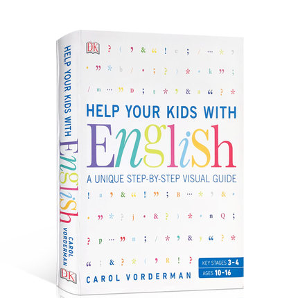 英文原版 Help Your Kids with English DK帮孩子学习英语的家长参考书 家庭教育系列图解指南 掌握英语学习技巧Carol Vorderman