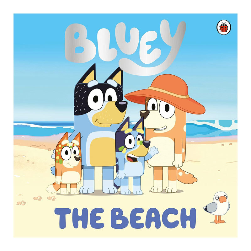 英文原版 Bluey: The Beach 小蓝狗布鲁伊:沙滩日 与Bluey一起在海滩上度过愉快的一天平装绘本 4-8岁