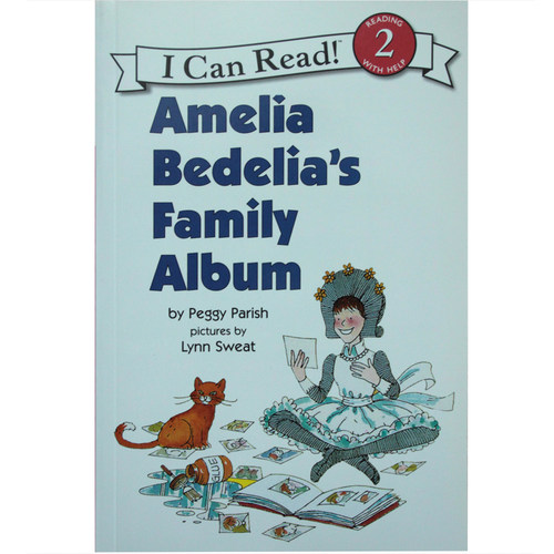 英文原版进口Amelia Bedelia's Family Album糊涂女佣阿米莉亚的家庭I Can Read2系列第二阶段亲子互动阅读故事书绘本儿童分级读物