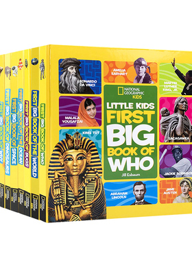 100元2本英文原版美国国家地理少儿百科Little Kids First Big Book of the...儿童英语科普绘本National Geographic精装大开本