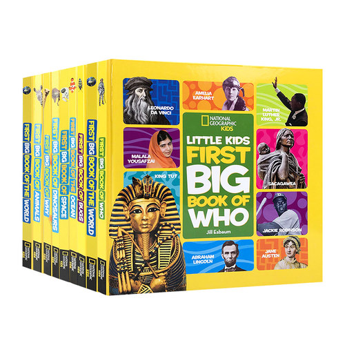 100元2本英文原版美国国家地理少儿百科Little Kids First Big Book of the...儿童英语科普绘本National Geographic精装大开本