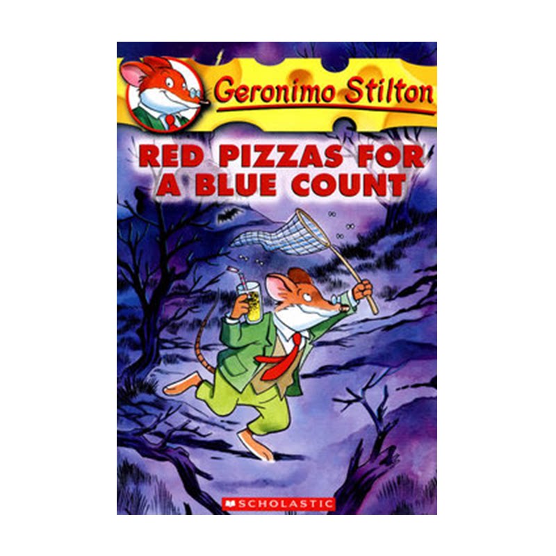 英文原版 GERONIMO STILTON #07 老鼠记者:深夜里的热披萨 儿童章节书