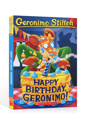 英文原版Geronimo Stilton#74老鼠记者系列74章节书7~12岁青少年课外文学读物独立阅读入门级老鼠记者新版集全彩漫画插画探险小说