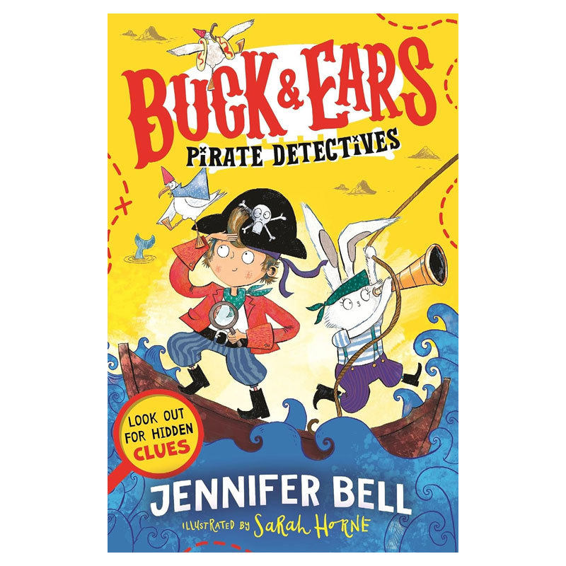预售英文进口原版 Buck & Ears Pirate Detectives 巴克与耳朵 海盗侦探 8-12岁阅读爆笑插图悬疑解谜冒险故事章节书 平装