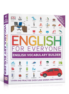 【APP音频】英文原版DK新视觉English for Everyone English Vocabulary Builder人人学英语词汇3000个单词短语englishforeveryone