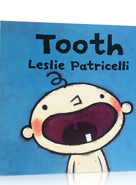 英文原版一根毛小脏孩小毛孩系列Leslie Patricelli  Tooth刷牙齿认识身体启蒙认知绘本2-5岁幼儿英语纸板书硬纸板单词记忆