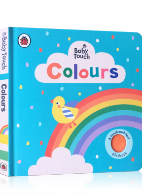 英文原版Baby Touch: Colour玩玩书 宝宝大开本开拓思维3-6岁撕不烂纸板书 英语启蒙触摸感知新事物颜色认知 Ladybird出版读物