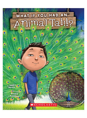英文原版 What If You Had Animal Tail 如果你有动物的尾巴 全彩插图趣味科普动物百科 平装 STEAM读物 科普百科 4-8岁