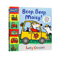 英文原版進(jìn)口Beep, Beep, Maisy!嗶嗶，嗶嗶，梅西!低幼兒童英語啟蒙認(rèn)知繪本寶寶撕不爛紙板翻翻書親子趣味性互動共讀早教書