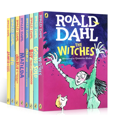 【送音频】英文原版小说The Witches女巫roald dahl 罗尔德达尔作品8册 英文版儿童读物桥梁书 可搭查理和巧克力工厂儿童课外阅读
