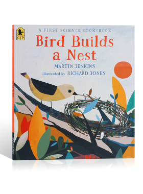 送音频 英文原版Bird Builds a Nest: A First Science Storybook鸟儿筑巢:第一本科学故事书儿童英语启蒙鸟类科普认知图画书绘本