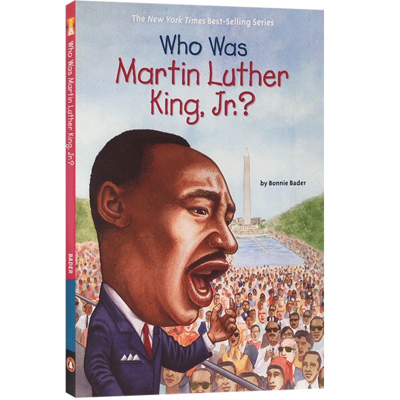 预售英文原版马丁路德金是谁? Who Was Martin Luther King, Jr.? Who Was/Is系列名人传记纽约时报畅销书 历史名人科普 企鹅图书