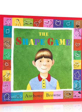 英文原版 The Shape Game 基础认知形状主题 Anthony Browne安东尼布朗著 儿童启蒙阅读图画故事绘本 幼儿益智早教读物 0-3岁 童书