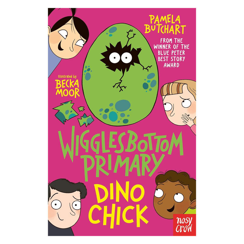 预售英文原版Wigglesbottom Primary #7: Dino Chick威格尔斯伯勒小学7 恐龙蛋神秘校园日志幽默校园故事平装桥梁章节书8-12岁