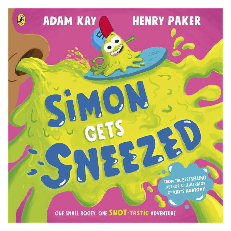 英文原版Adam Kay 凯的神奇医学Simon Gets Sneezed西蒙是一坨鼻涕绘本版科普绘本 口腔咽喉 趣味知识平装绘本4-8岁