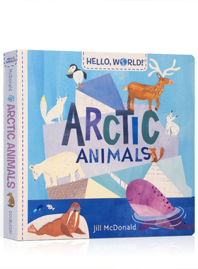 英文原版你好世界系列Hello, World北极动物Arctic Animals儿童2-6岁知识科普百科Solar System太阳系My Body我的身体Weather天气