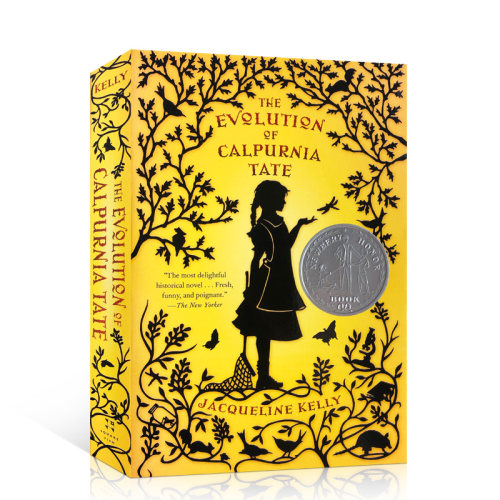 预售纽伯瑞银奖达尔文女孩英文原版The Evolution of Calpurnia Tate 儿童文学成长文学小说 科学小说青少年课外阅读书籍正版进口