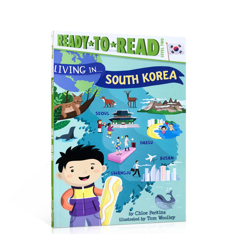 英文原版ready-to-read系列：Living in .. South Korea住在韩国 地理文化习俗传统认知科普了解民俗文化儿童课外阅读绘本读物