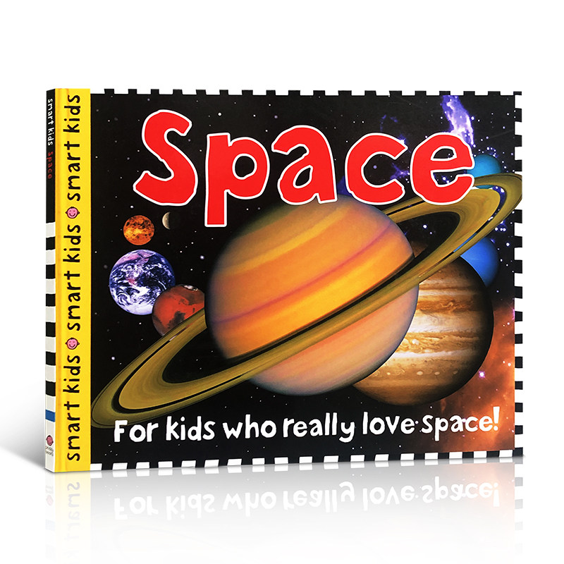 英文原版绘本 Smart Kids: Space 太空 solar system 科普百科 儿童启蒙认知自然 英语早教 给真正热爱太空的孩子