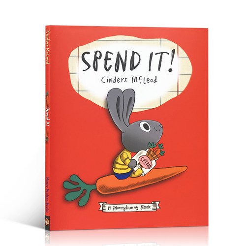 怎么花钱 SPEND IT! Moneybunny系列 英文原版绘本 树立正确的金钱消费 儿童英语启蒙图画故事书精装3-6岁 第2本Cinders McLeod